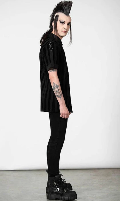 KILLSTAR Mens Clothing Wastelands | BUTTON-UP SHIRT 6 KILLSTAR Mens Clothing Wastelands | BUTTON-UP SHIRT - Image 4