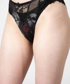 KILLSTAR Skulls Wild Rose | MESH PANTY -VERA’S EYECANDY Shop killstar wild rose mesh panty 5 6954760e 9c60 47fb 9d4c f0657d7fa4fc 700x700