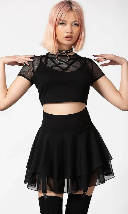 Yasumi | MESH SKIRT^ KILLSTAR Lolita Yasumi | MESH SKIRT^ -VERA’S EYECANDY Shop killstar yasumi mesh skirt 1 8a8d906d 110a 4483 9ab0