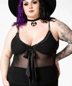 KILLSTAR All Yuna | RIBBON MESH TOP* -VERA’S EYECANDY Shop killstar yuna ribbon mesh top 9 fa6743b2 fa33 45fa a4a1 1bb88daa34e3 700x700