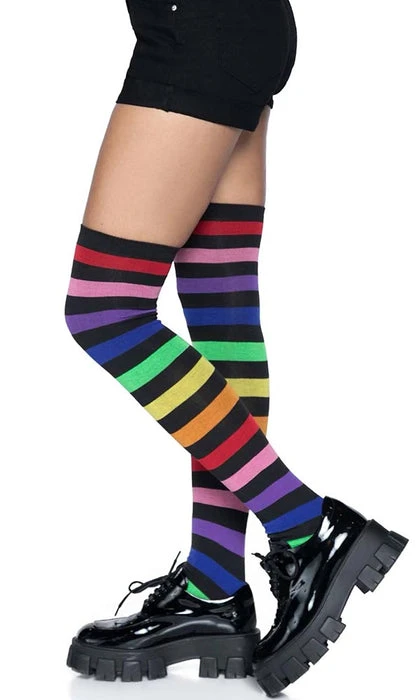 Aurora Rainbow | THIGH HIGH SOCKS LEG AVENUE Rainbows & Pride Aurora Rainbow | THIGH HIGH SOCKS -VERA’S EYECANDY Shop leg avenue aurora rainbow thigh high socks 3 367c66af d707 422a 80ec