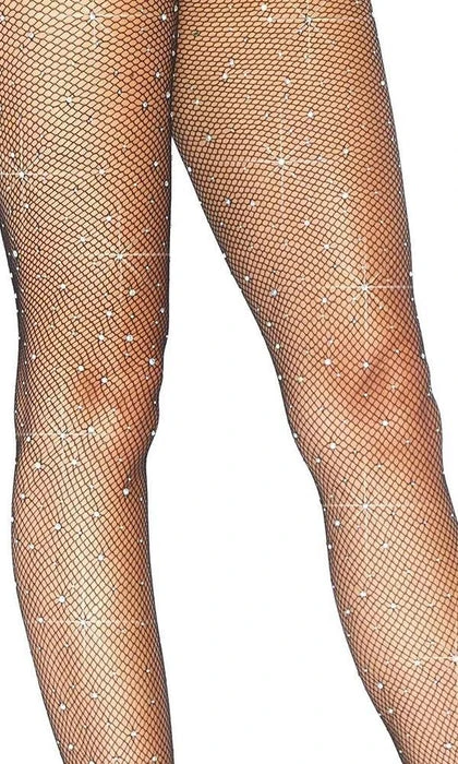 LEG AVENUE Burlesque Colby Rhinestone | FISHNET TIGHTS - Image 2