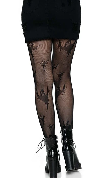 LEG AVENUE Ghosts Get Ghosted | FISHNET TIGHTS - Image 2