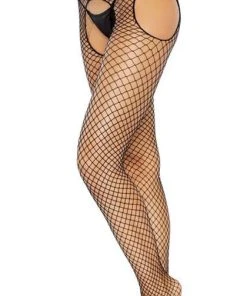 LEG AVENUE Burlesque Industrial Net Suspender | STOCKINGS 5 LEG AVENUE Burlesque Industrial Net Suspender | STOCKINGS -VERA’S EYECANDY Shop leg avenue industrial net suspender stockings 5 700x700