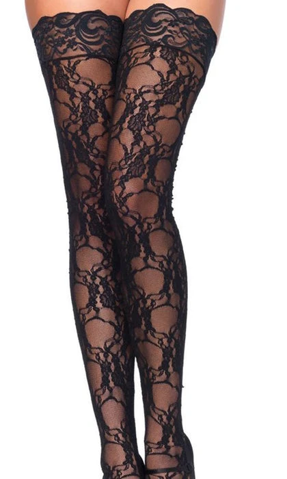 LEG AVENUE Burlesque Bree Floral Lace | THIGH HIGHS 4 LEG AVENUE Burlesque Bree Floral Lace | THIGH HIGHS - Image 2