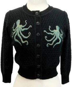MISCHIEF MADE Pin-up Waltz Of The Octopus [Black] | CARDIGAN -VERA’S EYECANDY Shop mischief made waltz of the octopus cardigan 1 d9d5bb04 a3c2 429c a44e 542fc97fda7d 700x700