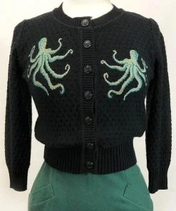 MISCHIEF MADE Pin-up Waltz Of The Octopus [Black] | CARDIGAN -VERA’S EYECANDY Shop mischief made waltz of the octopus cardigan 4 43bb89b3 cdad 407f 8704 a08915f47611 700x700