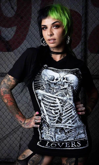 MORTUS VIVENTI Mens Clothing Lovers | T-SHIRT - Image 6