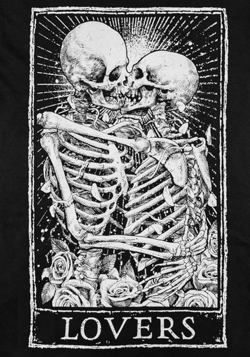 MORTUS VIVENTI Mens Clothing Lovers | T-SHIRT - Image 3