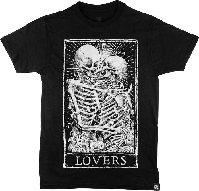 MORTUS VIVENTI Mens Clothing Lovers | T-SHIRT - Image 4