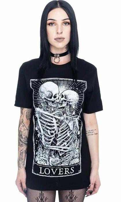 MORTUS VIVENTI Mens Clothing Lovers | T-SHIRT - Image 8