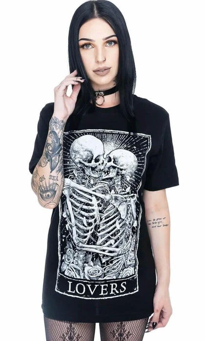 MORTUS VIVENTI Mens Clothing Lovers | T-SHIRT - Image 11