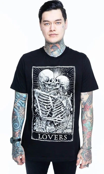 MORTUS VIVENTI Mens Clothing Lovers | T-SHIRT - Image 9