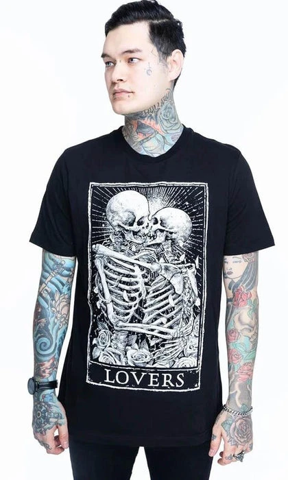 MORTUS VIVENTI Mens Clothing Lovers | T-SHIRT - Image 12
