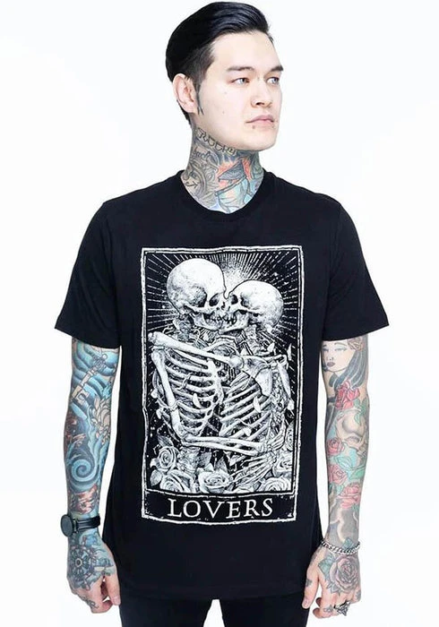 MORTUS VIVENTI Mens Clothing Lovers | T-SHIRT - Image 2
