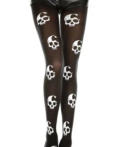 MUSIC LEGS Halloween Skull Print | TIGHTS