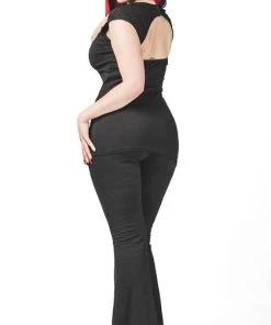 NECESSARY EVIL All Bats Wing | FLARED PANTS* -VERA’S EYECANDY Shop necessary evil bats wing flared trousers 5 212315a6 4ac7 414c 9e41 842eadb67424 700x700