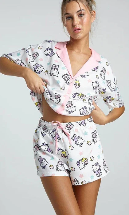 NEW GIRL ORDER Kawaii Hello Kitty: Popcorn & Stars | SLEEP SET* - Image 4