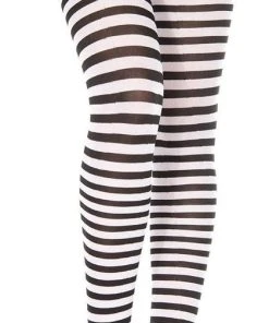 MUSIC LEGS Cosplay Striped [Black/White] | TIGHTS -VERA’S EYECANDY Shop opaque striped black white pantyhose 1 Copy 3ffa47e4 d6f1 4a7d afd6 45529494644f 700x700