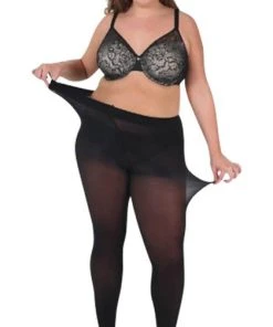 PAMELA MANN All 50 Denier Curvy Super-Stretch [Black] | TIGHTS