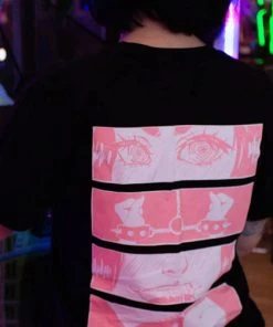 PASTEL PIXIE Anime & Manga Send Lewds [Black] | TEE