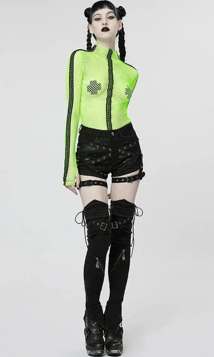 PUNK RAVE Grunge Dark Skull | SHORTS - Image 5