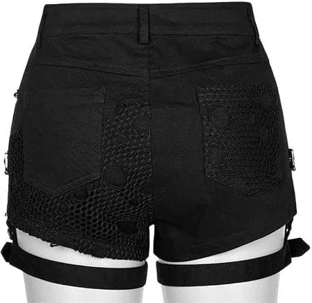 PUNK RAVE Grunge Dark Skull | SHORTS - Image 6