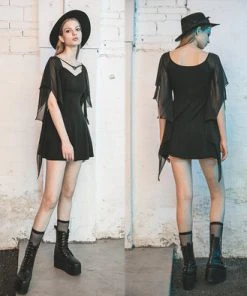 PUNK RAVE Bats Bat Babe | DRESS -VERA’S EYECANDY Shop punk rave darkling bat wing dress 17 9335439a 08af 460c b99e dd4ed73c6704 700x700