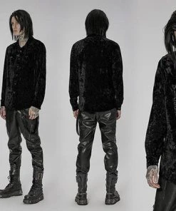 PUNK RAVE Mens Clothing Dorian | BUTTON-UP SHIRT -VERA’S EYECANDY Shop punk rave dorian button up shirt 12 700x700