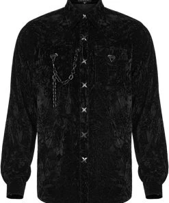 PUNK RAVE Mens Clothing Dorian | BUTTON-UP SHIRT