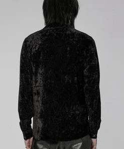 PUNK RAVE Mens Clothing Dorian | BUTTON-UP SHIRT -VERA’S EYECANDY Shop punk rave dorian button up shirt 6 700x700