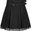 PUNK RAVE All Aisling | SKIRT -VERA’S EYECANDY Shop punk rave elastic waist pleated gauze skirt 7 dca02c84 3182 49d7 9d16 e39546883253 700x700