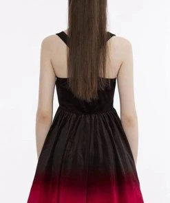 PUNK RAVE New Pandora [Black/Red] | DRESS -VERA’S EYECANDY Shop punk rave gradient color velvet black red slip dress 3 cb6a7667 58cf 46d1 9751 5ee09a0e97e1 700x700
