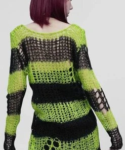 PUNK RAVE Grunge Jezebel | STRIPES SWEATER 6 PUNK RAVE Grunge Jezebel | STRIPES SWEATER -VERA’S EYECANDY Shop punk rave grunge ripped stripes sweater 3 cf9ee09e 747a 423f 81d8 ff5a4807bc3b 700x700