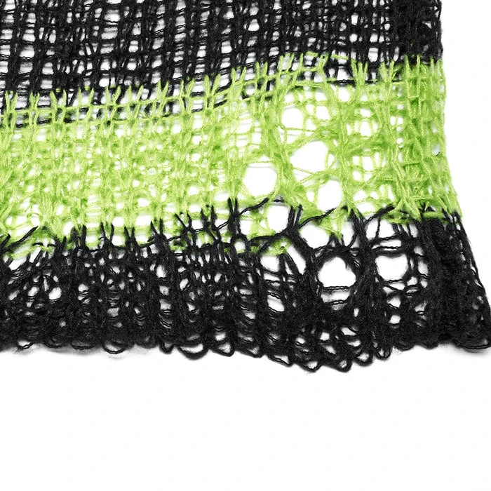 Jezebel | STRIPES SWEATER PUNK RAVE Grunge Jezebel | STRIPES SWEATER -VERA’S EYECANDY Shop punk rave grunge ripped stripes sweater 7 d2fee90a df2f 4602 9447