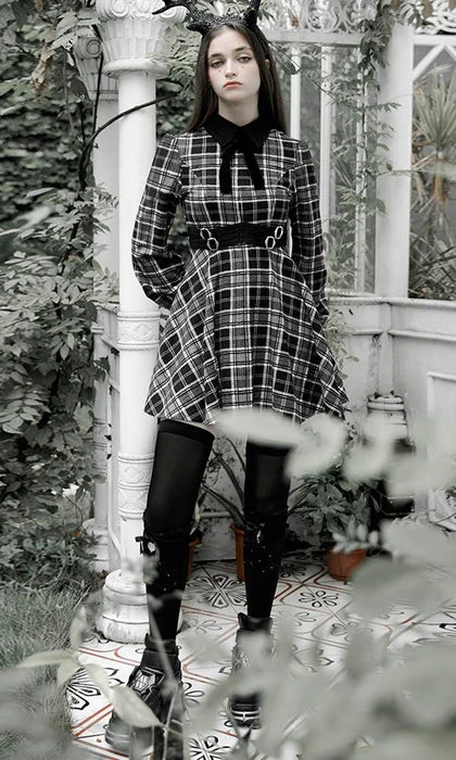 PUNK RAVE Lolita Checkmate | DRESS - Image 5