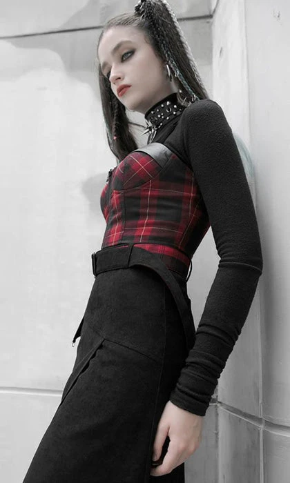 Plaid Panic | TOP PUNK RAVE Grunge Plaid Panic | TOP -VERA’S EYECANDY Shop punk rave series plaid corset vest 2 d4be233f 5f0d 4a15 bb24