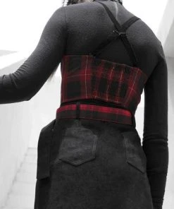 PUNK RAVE Grunge Plaid Panic | TOP 6 PUNK RAVE Grunge Plaid Panic | TOP -VERA’S EYECANDY Shop punk rave series plaid corset vest 3 fc276436 3315 4843 97aa 6f98935333b6 700x700
