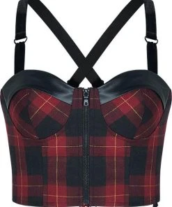 PUNK RAVE Grunge Plaid Panic | TOP
