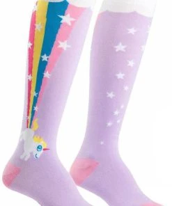 SOCK IT TO ME Kawaii Rainbow Blast | KNEE HIGH SOCKS