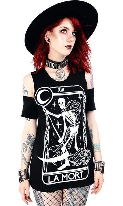 Death Tarot La Mort | T-SHIRT RESTYLE Halloween Death Tarot La Mort | T-SHIRT -VERA’S EYECANDY Shop restyle death tarot t shirt 5 776b3edf f5b4 4109 a79f
