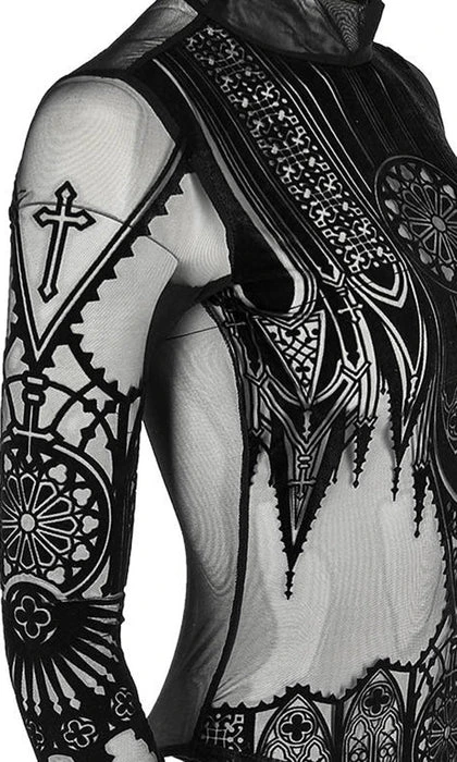 RESTYLE All Inverted Cathedral | MESH BODYSUIT - Image 3