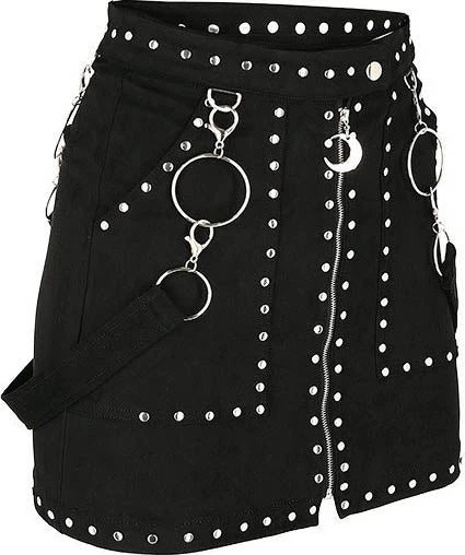 RESTYLE All Studded Suede | SHORT SKIRT - Image 15