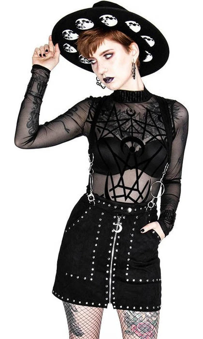 RESTYLE All Studded Suede | SHORT SKIRT - Image 9