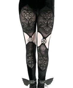 RESTYLE All Vesper Velvet | PENTAGRAM LEGGINGS