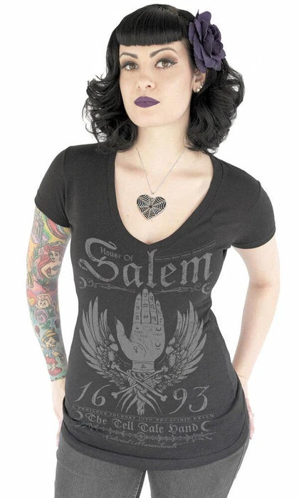 SERPENTINE All House Of Salem | V-NECK TEE - Image 2