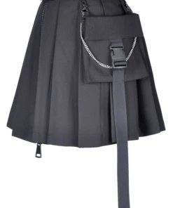 DARK IN LOVE Techwear Assassin Pleated | SKIRT W/ BAG 22 DARK IN LOVE Techwear Assassin Pleated | SKIRT W/ BAG -VERA’S EYECANDY Shop skirt chain1 700x700