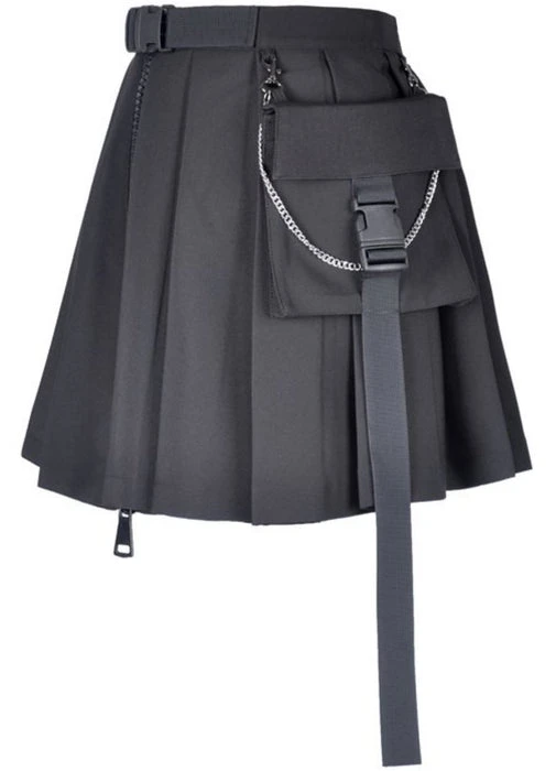 DARK IN LOVE Techwear Assassin Pleated | SKIRT W/ BAG 12 DARK IN LOVE Techwear Assassin Pleated | SKIRT W/ BAG - Image 10