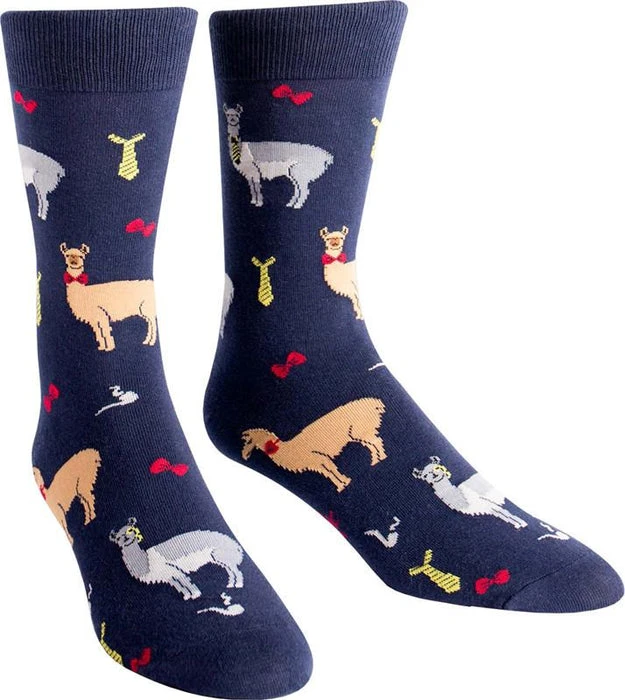 Llama Drama | CREW SOCKS SOCK IT TO ME Llamas + Alpacas Llama Drama | CREW SOCKS -VERA’S EYECANDY Shop sock it to me llama drama crew sock mens