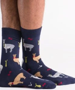 SOCK IT TO ME Llamas + Alpacas Llama Drama | CREW SOCKS 5 SOCK IT TO ME Llamas + Alpacas Llama Drama | CREW SOCKS -VERA’S EYECANDY Shop sock it to me llama drama crew sock mens 4 700x700